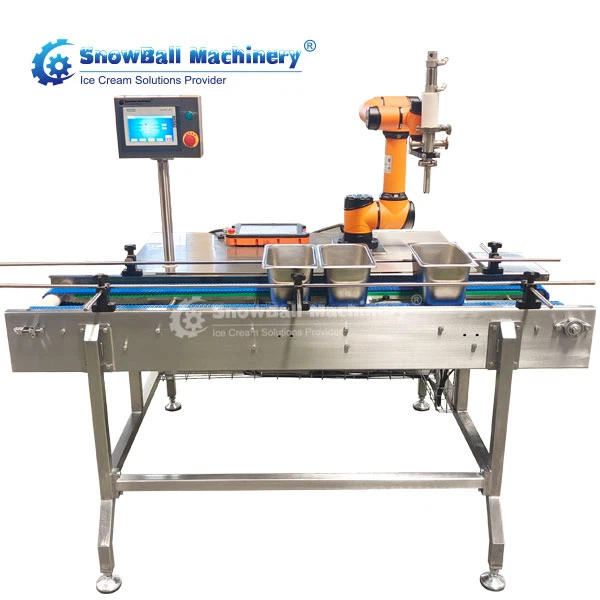 Robot Ice Cream Filler Robot Ice Cream Filler